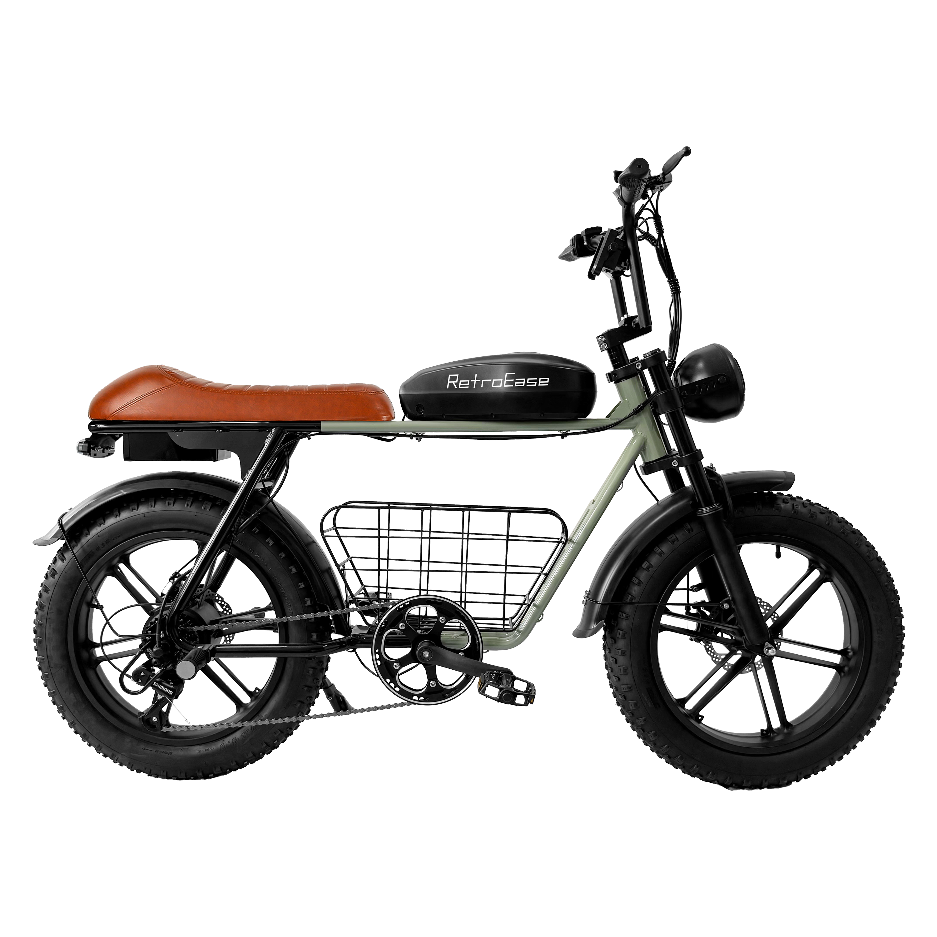 RetroEase Fury Fat Tire Electric Bike | Premium Retro E-Bike for