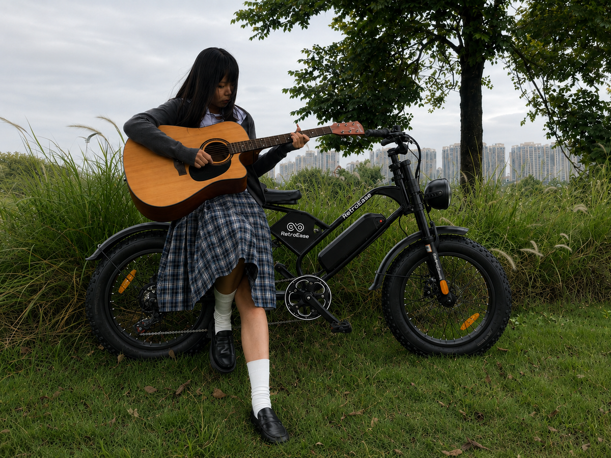 週末、ギターを連れて。E-bikeで見つける「音のある休日」