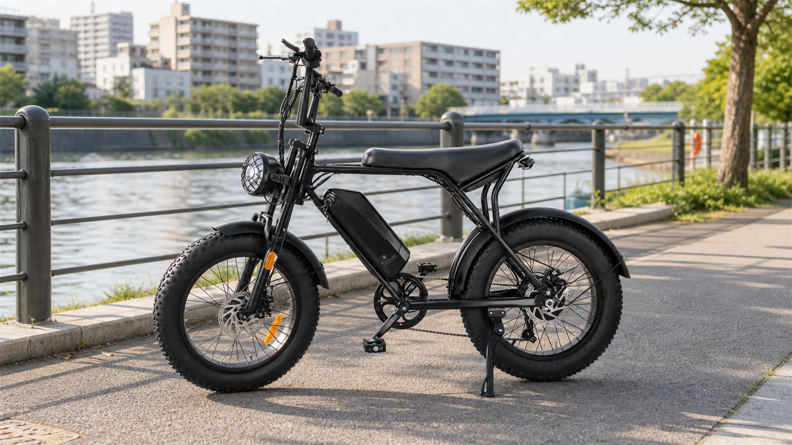 RetroEase 006HZ ファットタイヤ電動自転車｜都市とオフロード向けの
