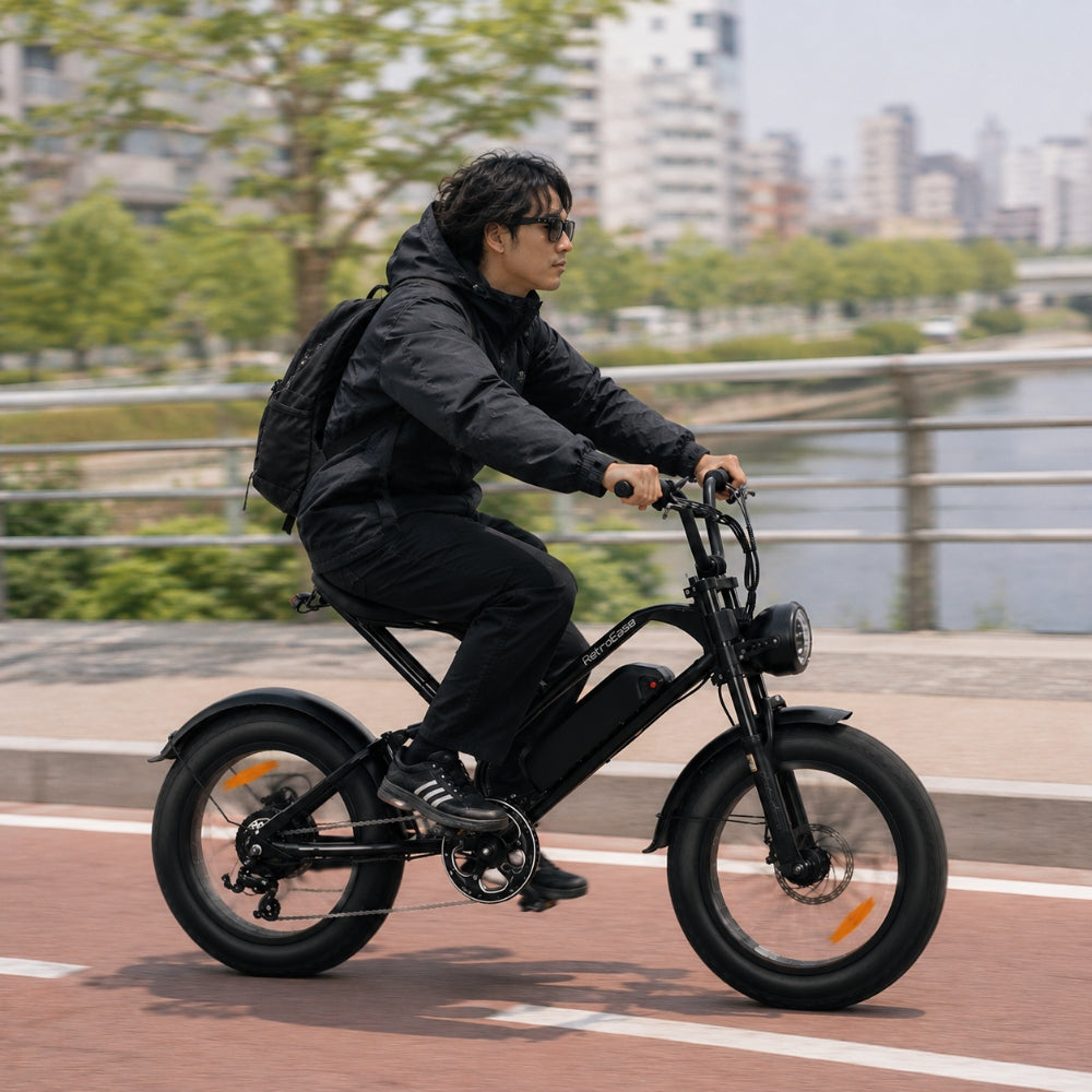 RetroEase DY007 ファットタイヤ電動自転車