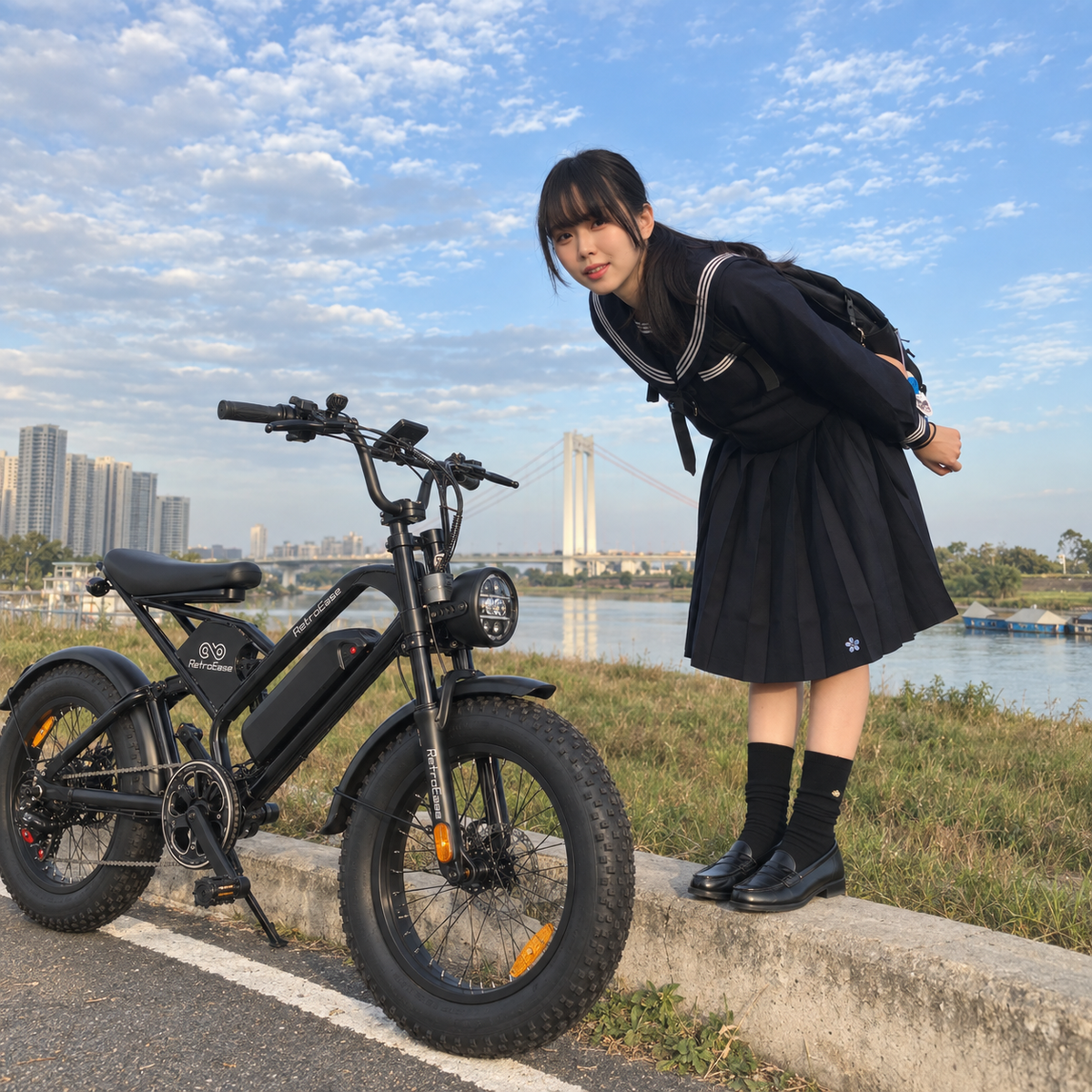 RetroEase DY007 ファットタイヤ電動自転車｜都市とアウトドア向けの