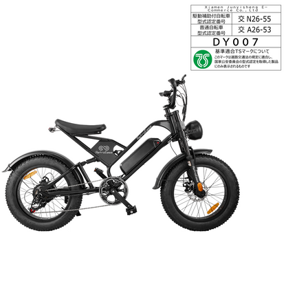 RetroEase DY007 ファットタイヤ電動自転車｜都市とアウトドア向けの