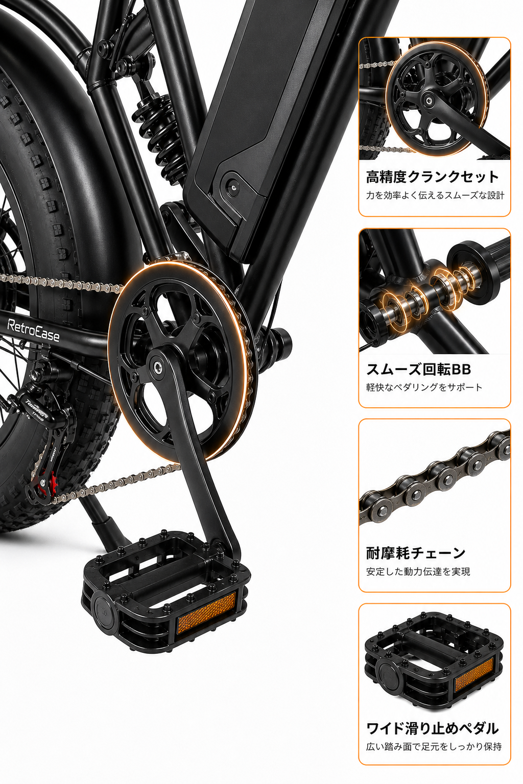 なめらかで高効率な駆動