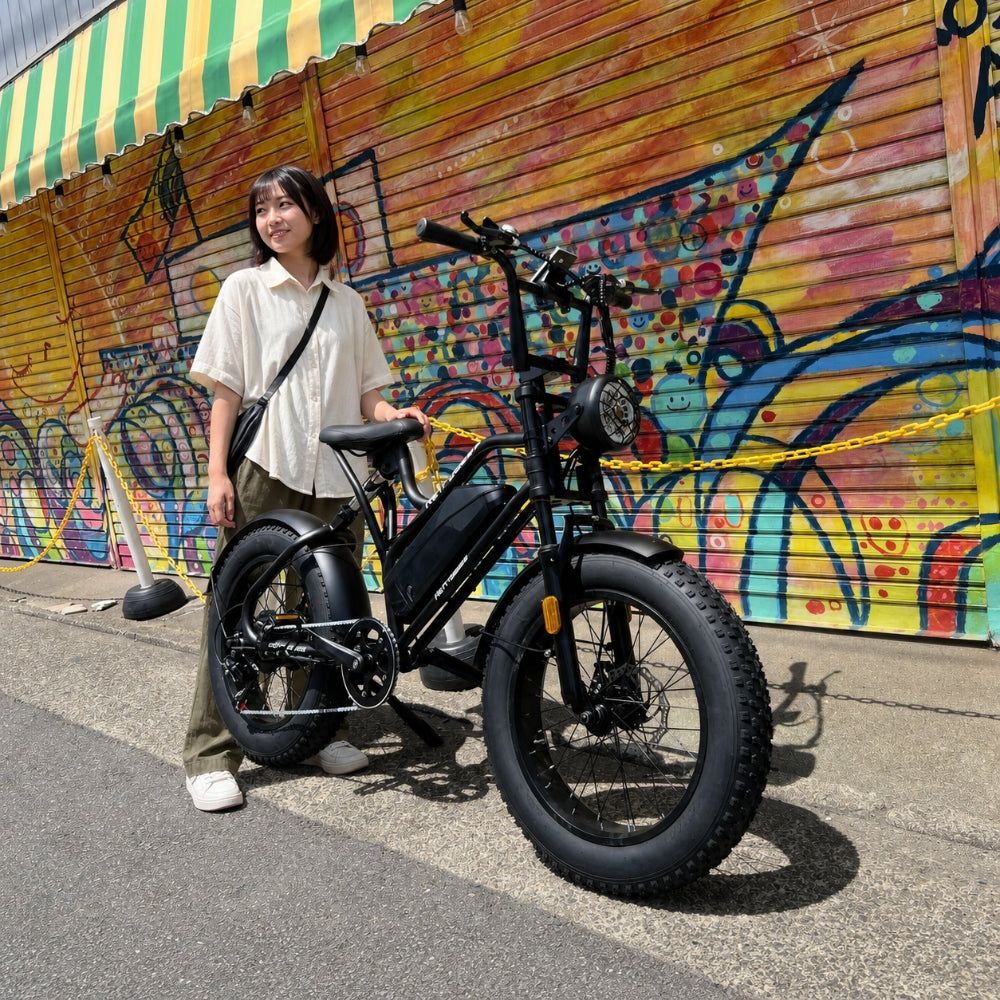 RetroEase JY0034 ファットタイヤ電動自転車