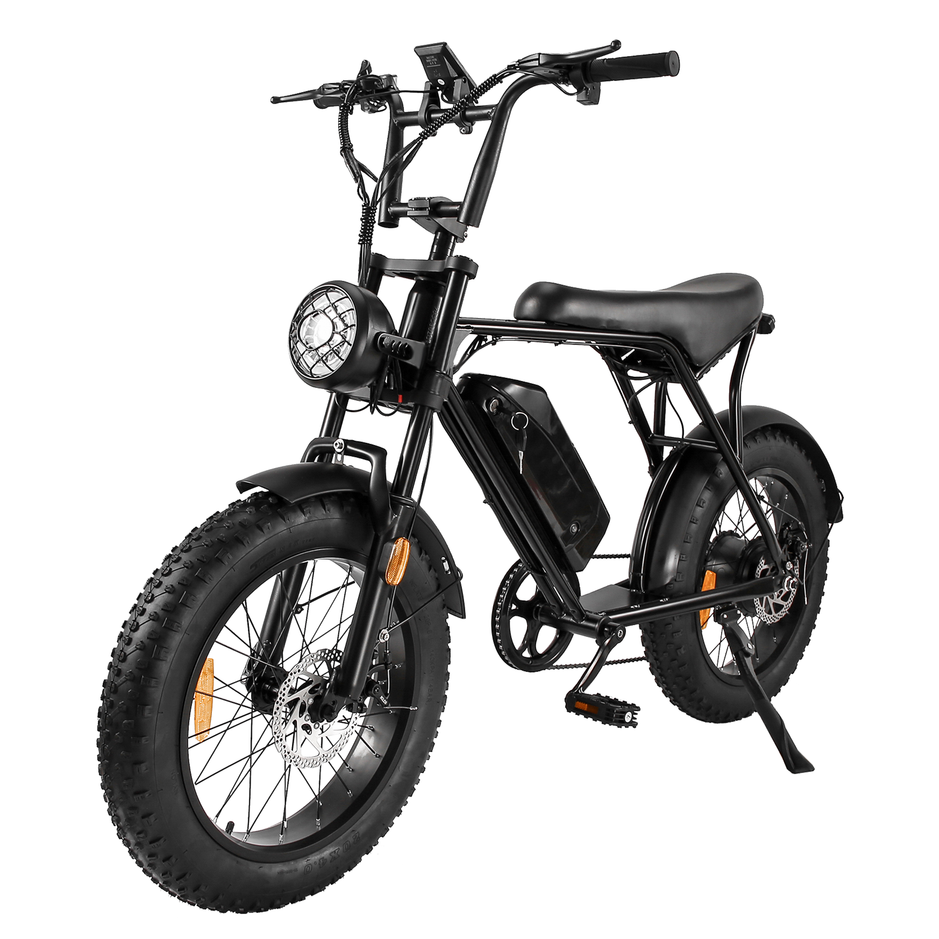 RetroEase Strike ファットタイヤ電動自転車|都市とオフロード向けの RetroEase Strike ファットタイヤ電動自転車|都市とオフロード向けの