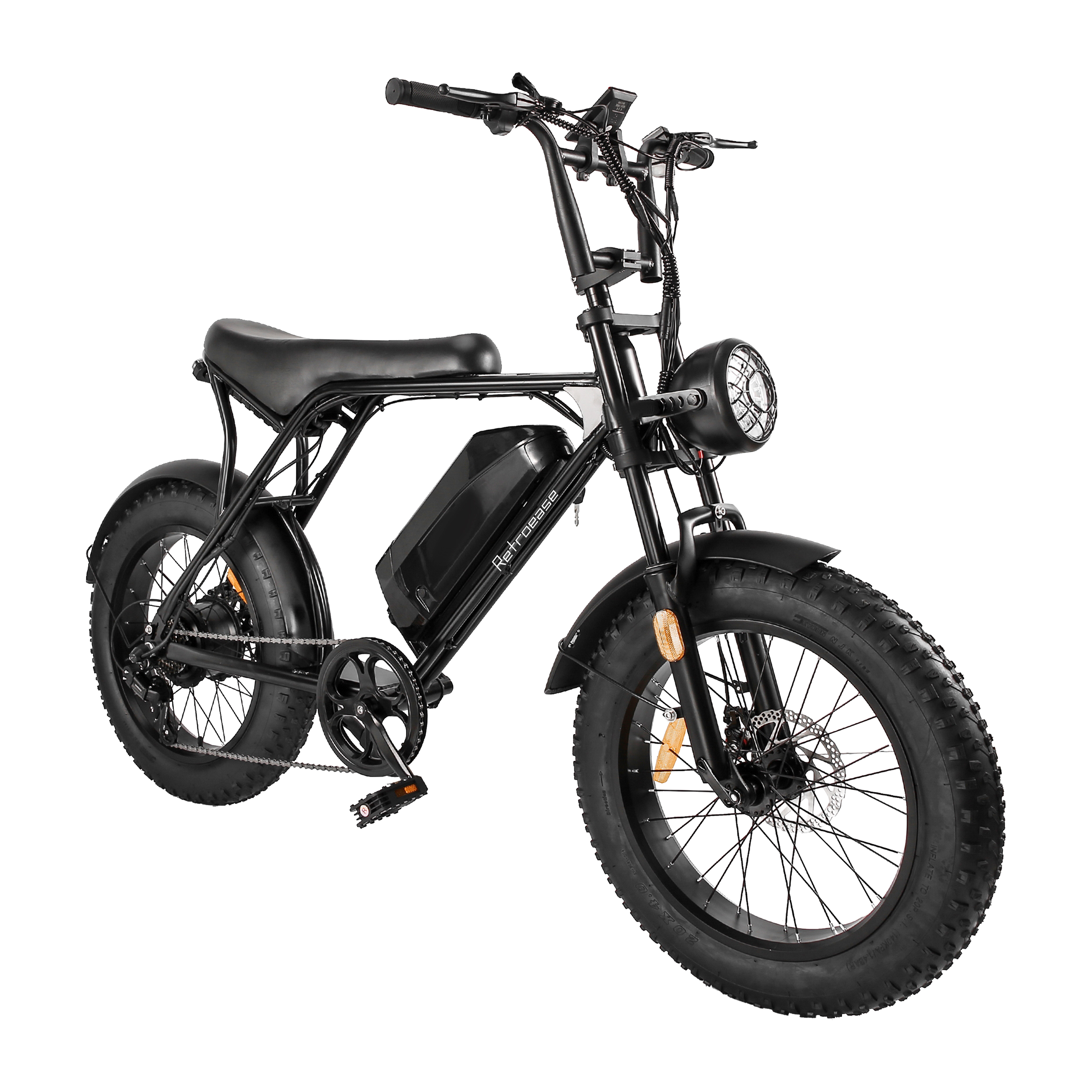 RetroEase 006HZ ファットタイヤ電動自転車|都市とオフロード向けの RetroEase 006HZ ファットタイヤ電動自転車|都市とオフロード向けの
