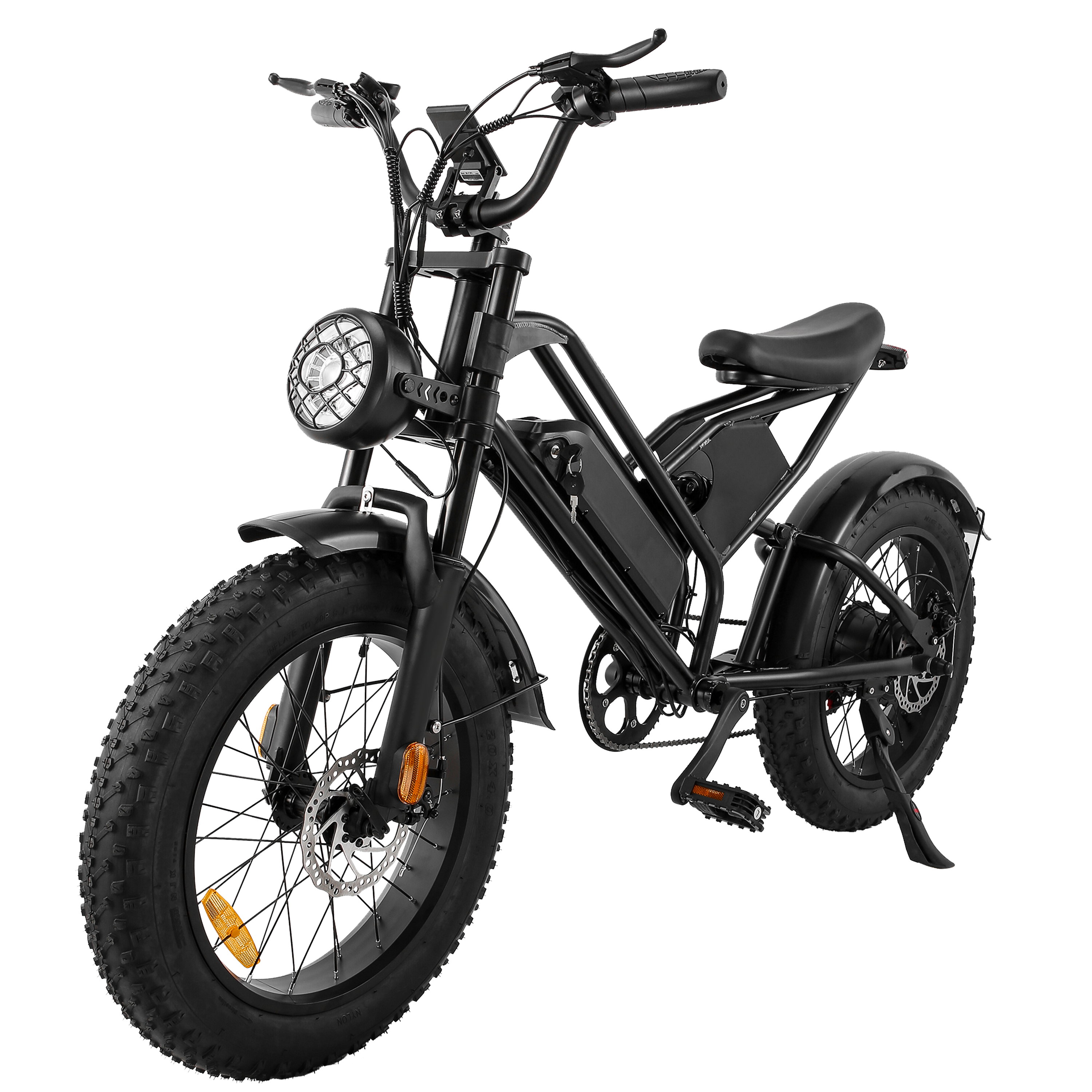 RetroEase DY007 ファットタイヤ電動自転車|都市とアウトドア向けの RetroEase DY007 ファットタイヤ電動自転車|都市とアウトドア向けの
