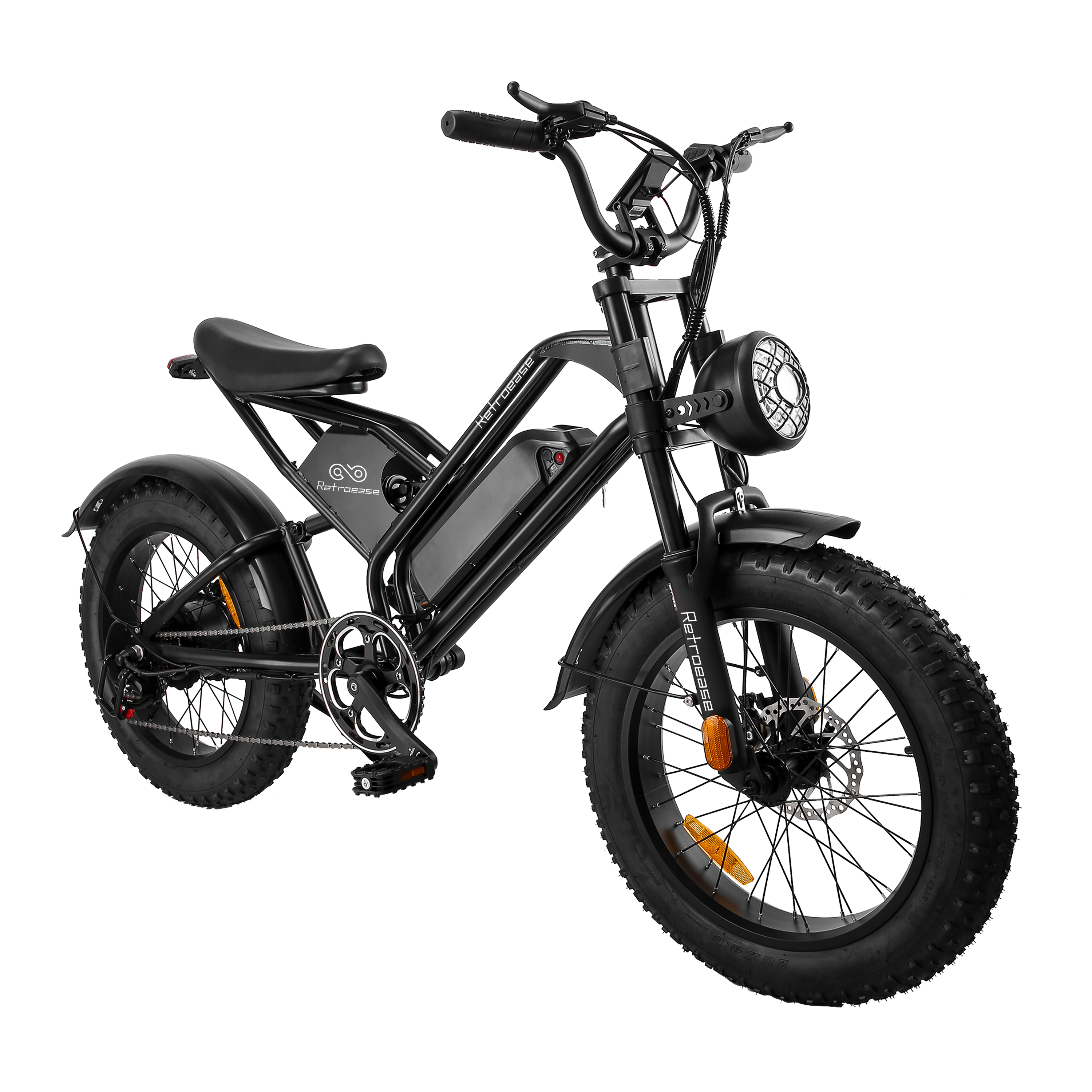 RetroEase DY007 ファットタイヤ電動自転車｜都市とアウトドア向けの